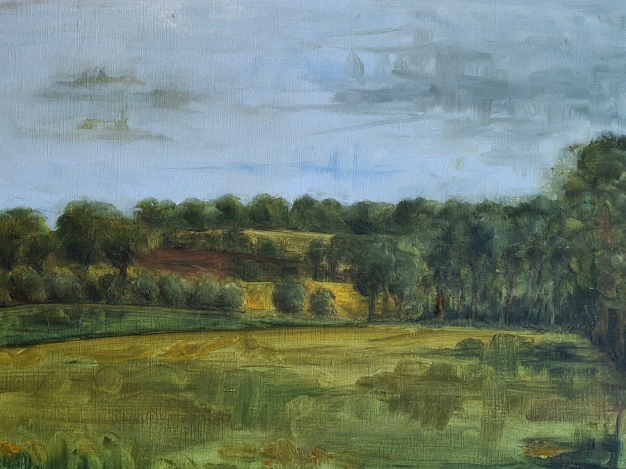 Ölgemälde Knicklandschaft